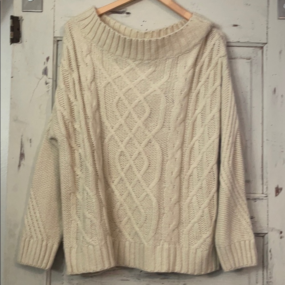 Stunning off shoulder sweater
